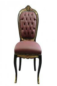 Chaise capitonnée