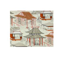 Manuel Canovas<br>Tissu Madame Butterfly