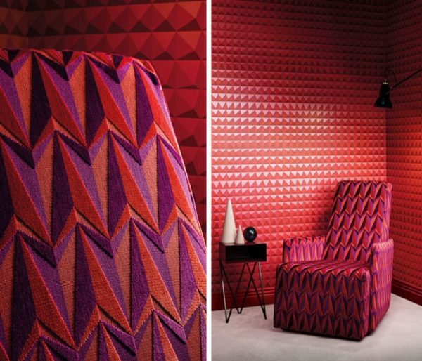 Velours vintage bicolore