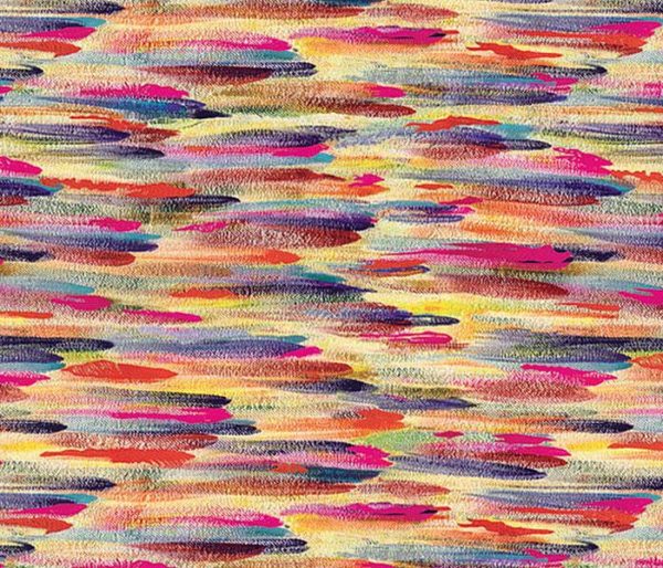 Coton imprimé de tâches multicolores
