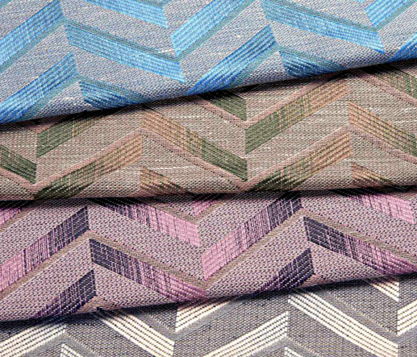 Jacquard aux chevrons contemporains