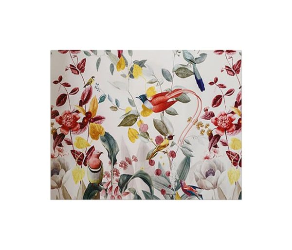 Tissu imprimé de larges motifs floraux