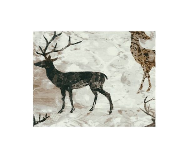 Tissu rideaux imprimé de cerf