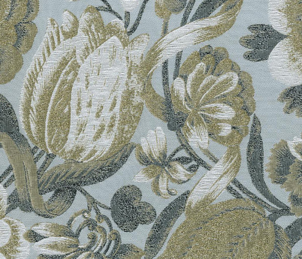 tissu jacquard avec dessin floral