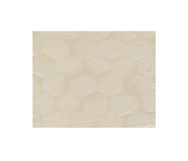 tissu satin avec motifs hexagonaux