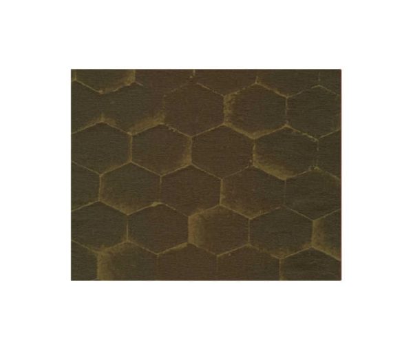 tissu satin avec motifs hexagonaux