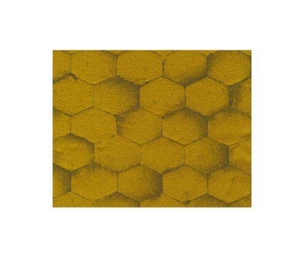 tissu satin avec motifs hexagonaux