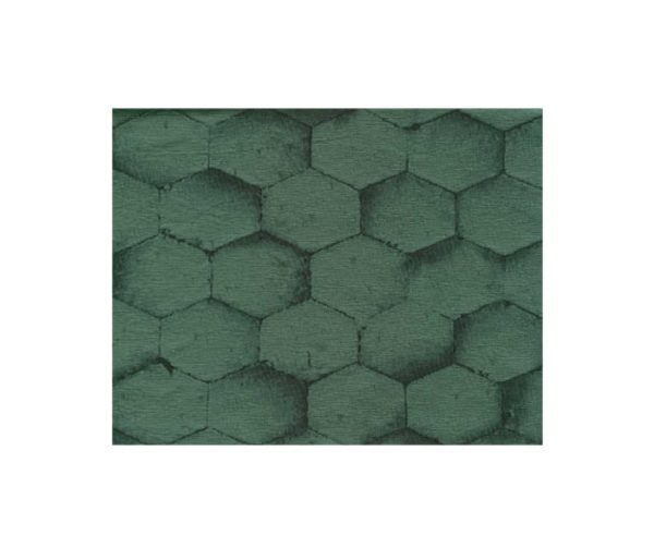 tissu satin avec motifs hexagonaux