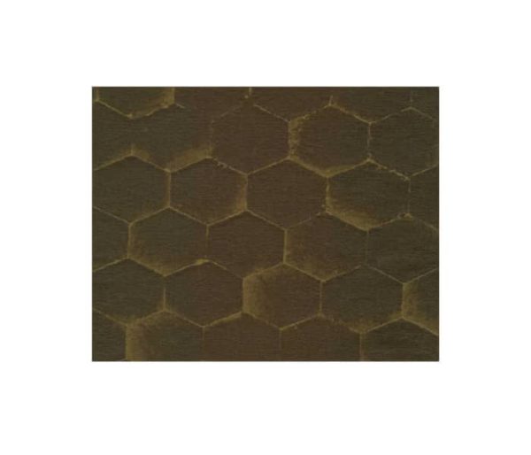 tissu satin avec motifs hexagonaux