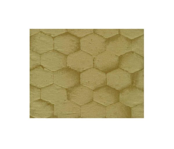 tissu satin avec motifs hexagonaux