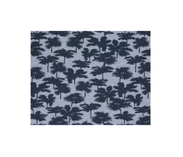 tissu jacquard avec motif de palmeraie