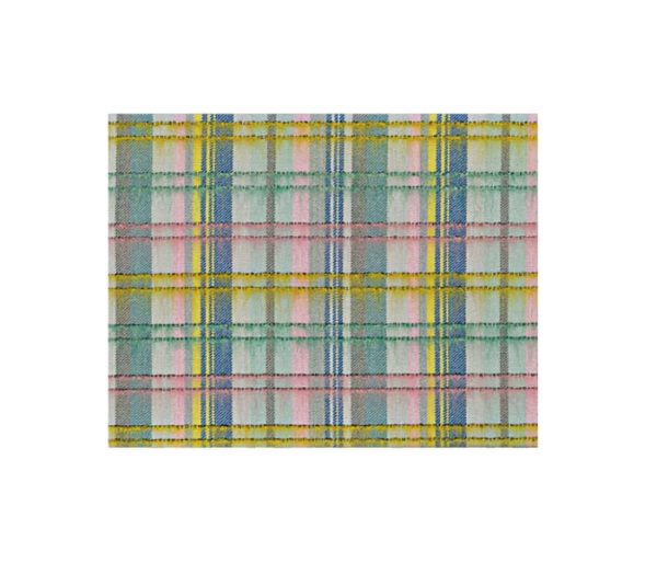 tartan de velours contemporain