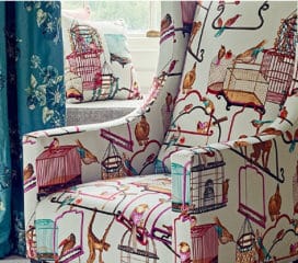 GP&J Baker<br>Tissu Menagerie Velvet