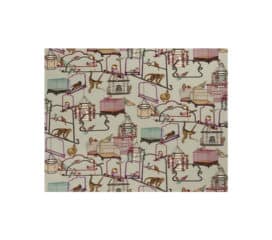 GP&J Baker<br>Tissu Menagerie Velvet