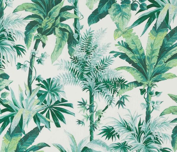 toile de coton imprimé de palmiers