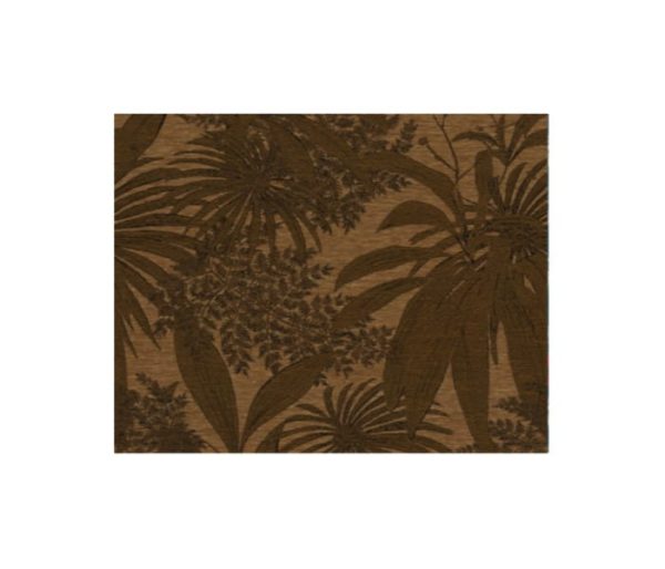 Tissu d'ameublement brodé d'un motif jungle