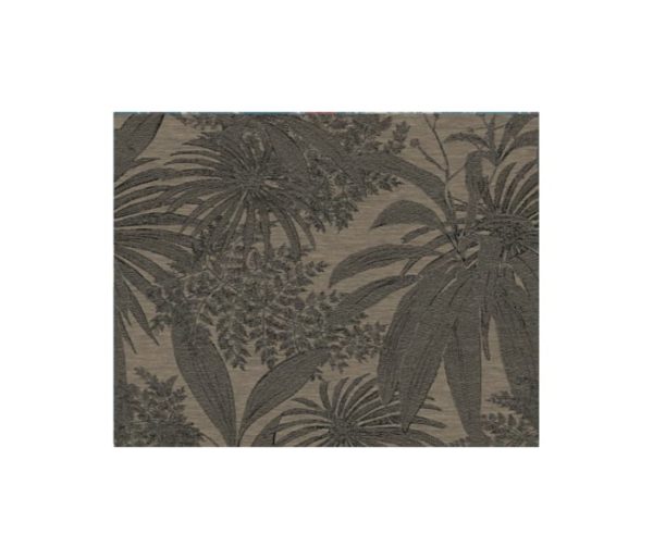 Tissu d'ameublement brodé d'un motif jungle