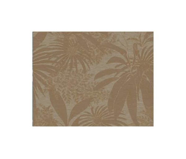 Tissu d'ameublement brodé d'un motif jungle