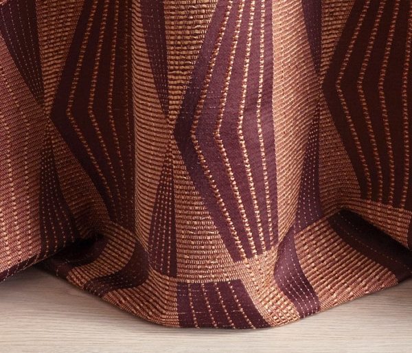 tissu jacquard reproduisant des motifs Africains