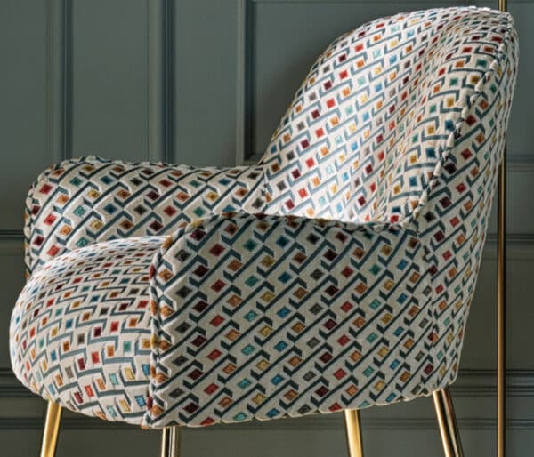 Tissu d'ameublement en velours