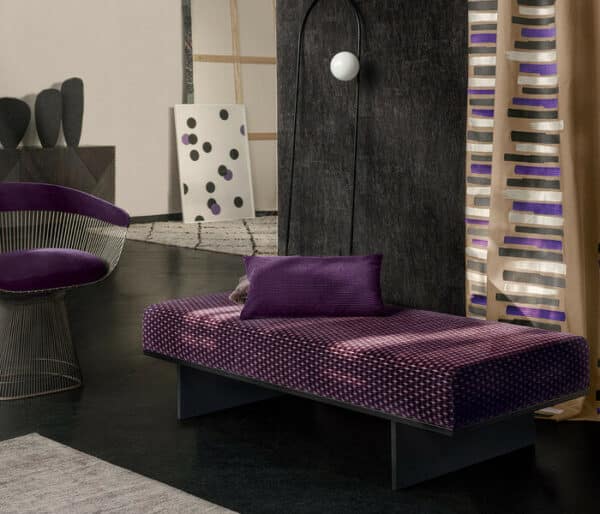 Velours jacquard à petits motifs réguliers