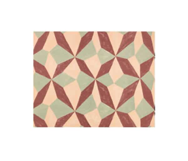 Tissu recyclé avec motifs géométriques
