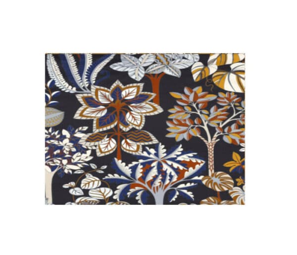 Motif floral d'inspiration art déco