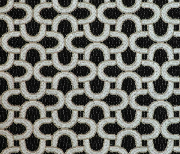 tissu jacquard constitué d'anneaux brisés